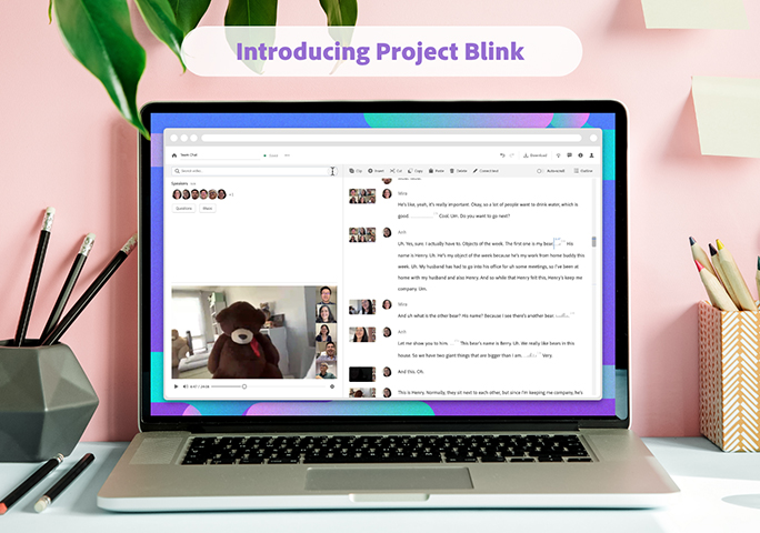 Adobe Research Project Blink: Creating the Future of AI-Powered Video Editing